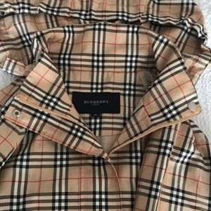 Burberry rain jacket windbreaker.